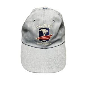 US Open Hat Adjustable 2019 Pebble Beach Golf Cap Hat Light Blue USGA PGA